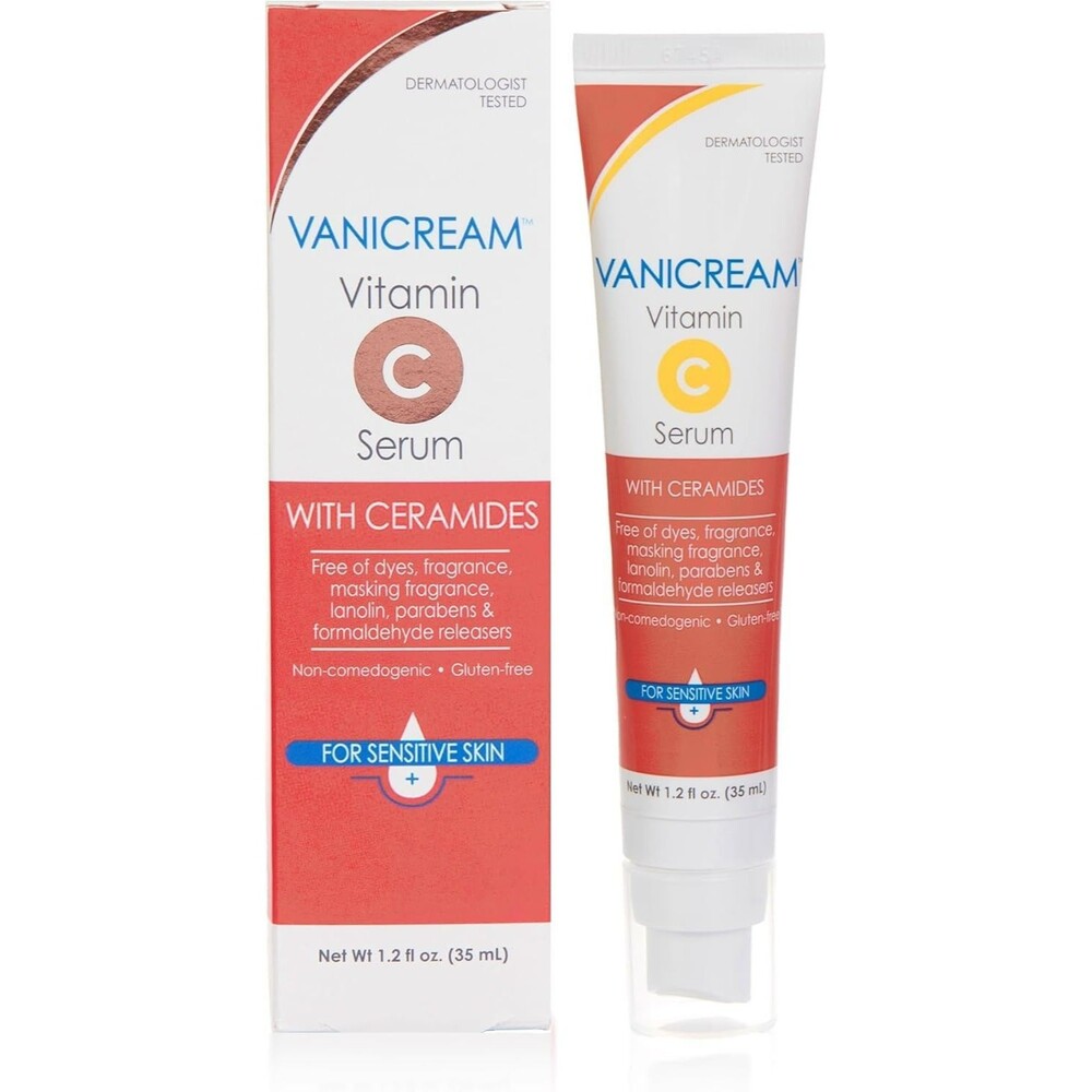Vanicream Vitamin C Serum with Ceramides Sensitive Skin Fragrance Free 1.2oz